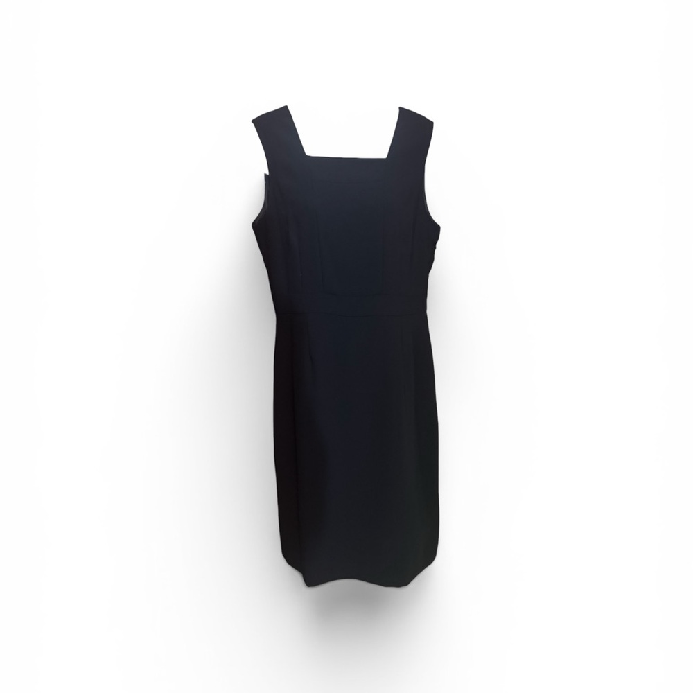 Pendleton Classic Black Square-Neck Women's Dress, the Perfect LBD, Sz 8, EUC